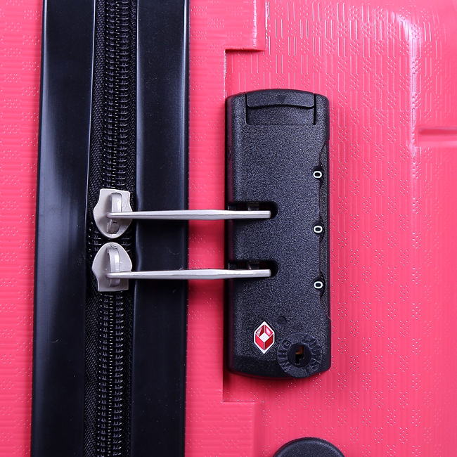 Vali tích hợp khóa số TSA chuẩn quốc tế và khóa kéo double zip chống rạch trộm