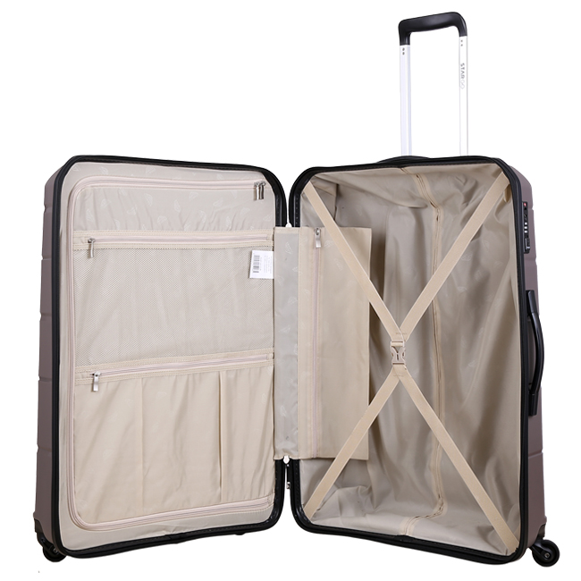 Vali kéo Stargo Jasper Z30 (L) - Grey có ngăn chứa đồ rất rộng rãi, chứa được 30-35kg hành lý, phù hợp cho chuyến đi dài ngày