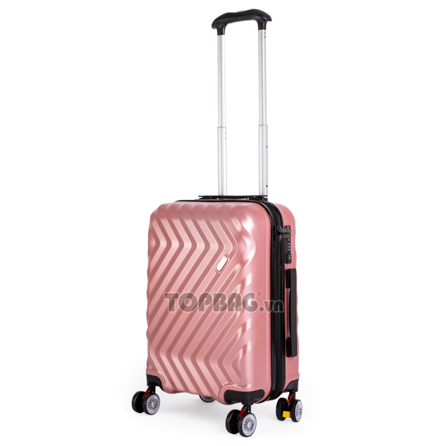 Vali Travel King FZ126 phong cách khỏe khoắn, trẻ trung, hiện đại, màu hồng nữ tính