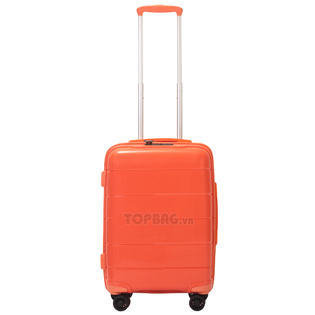Vali kéo Travel King PP110 20 inch (S) - Orange, kiểu dáng nhỏ gọn, màu cam trẻ trung