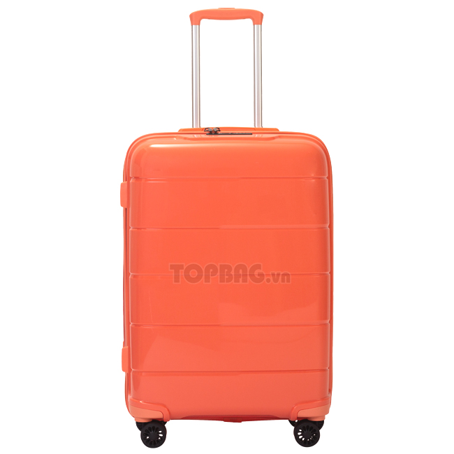 Vali kéo Travel King PP110 24 inch (M) - Orange, thiết kế tinh tế, màu cam trẻ trung