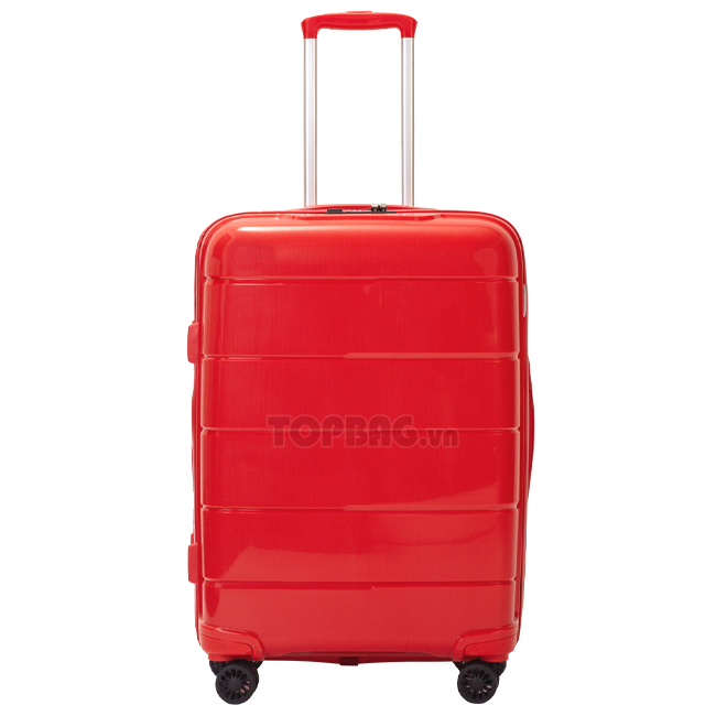 Vali kéo Travel King PP110 24 inch (M) - Red, thiết kế thời trang, màu đỏ nổi bật