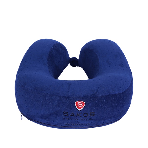 Gối cổ chữ U cao su non Sakos U3 - Navy