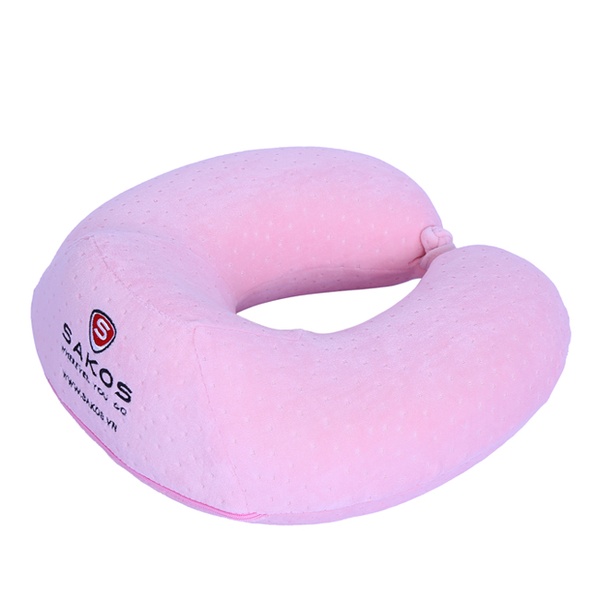 Gối chữ U kê cổ Sakos U4 - Pink