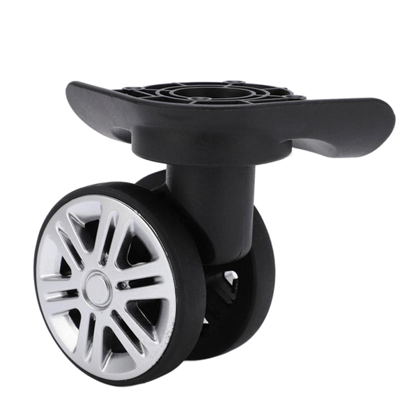 Cụm bánh xe vali - bánh xe kép BXK60-002 (60mm)