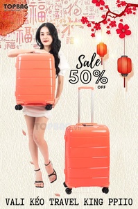 Săn sale tết 2021 những mẫu vali kéo bền đẹp đang được giảm giá lên đến 50% tại TOPBAG.vn
