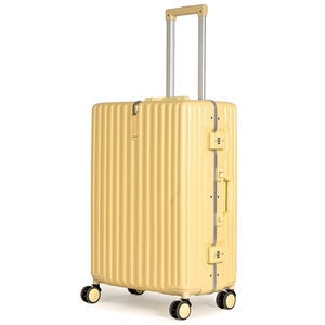 Vali khung nhôm Travel King 805 size 24 inch (M) - Màu Vàng